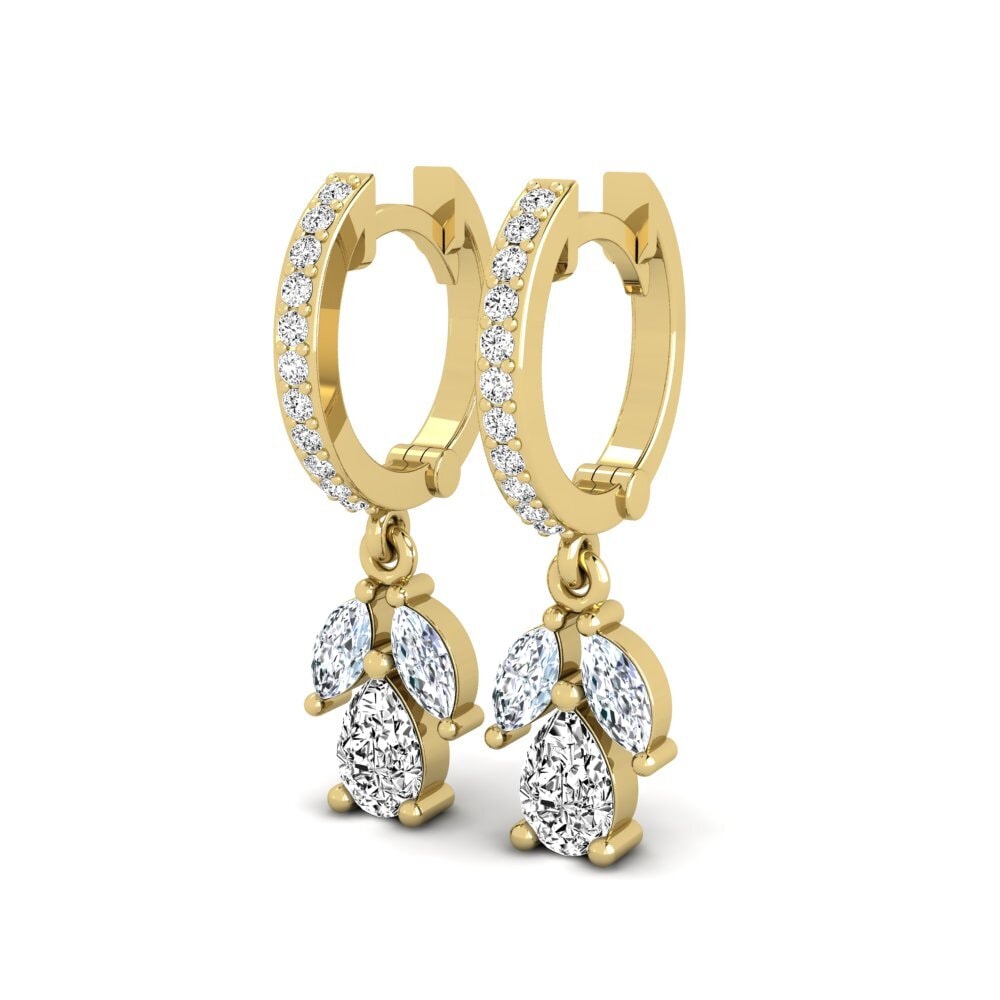 Pear Moissanite Women's Earring Bailee