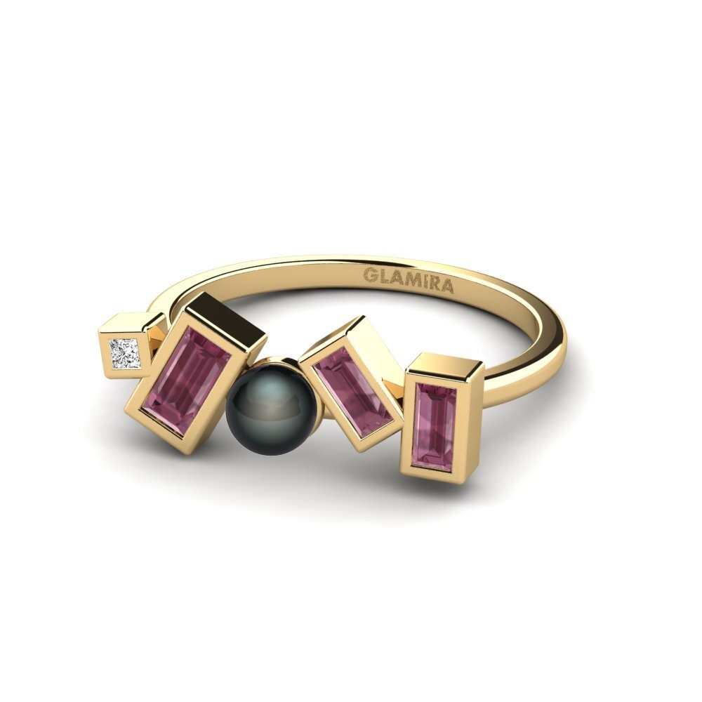 Granate Rhodolite Anillo Balaka