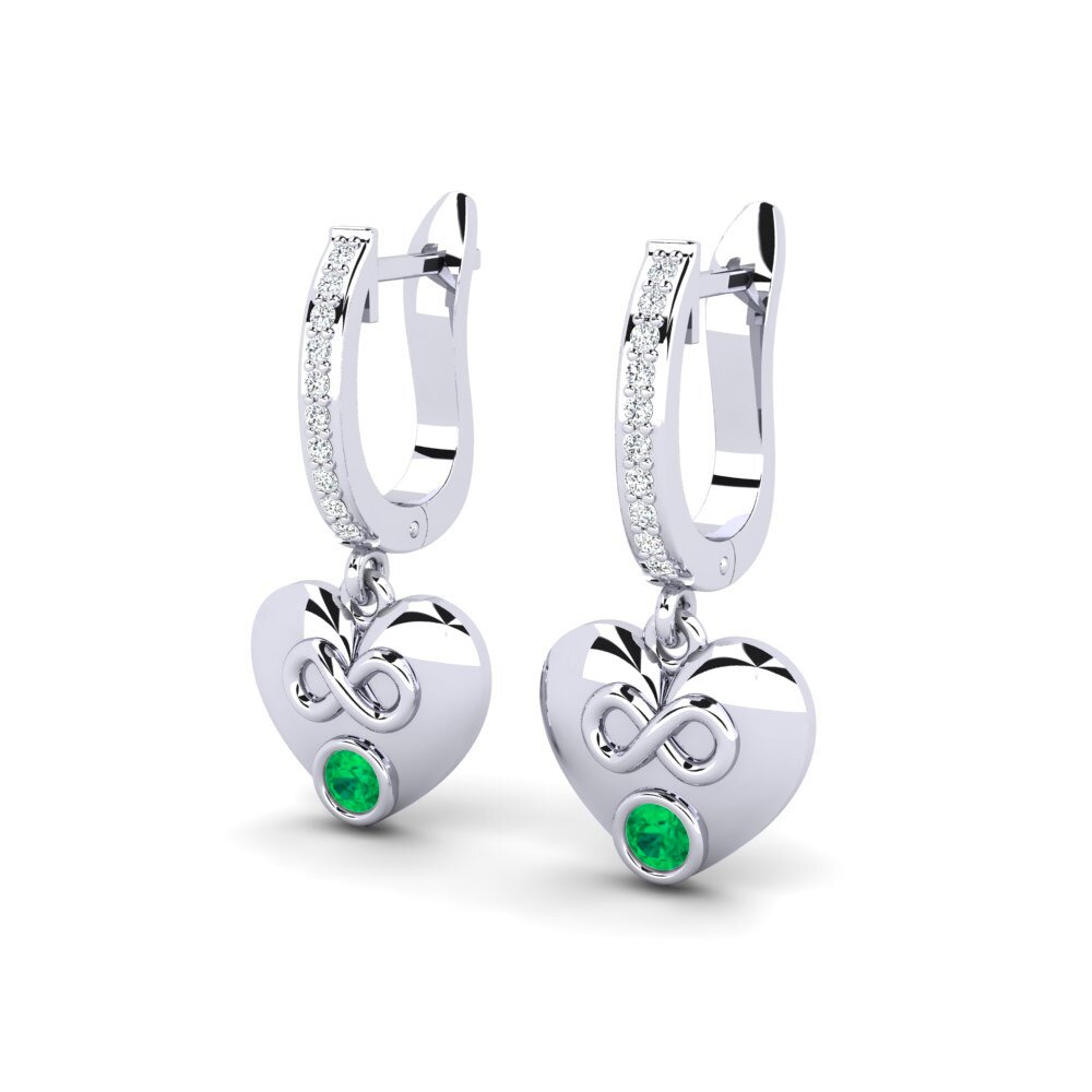 Smaragd Damen ohrring Balcan