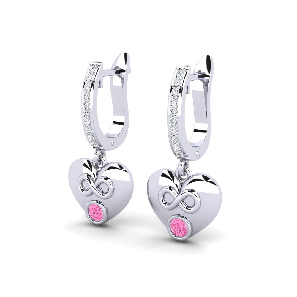 Pink Sapphire Women's Earring Balcan
