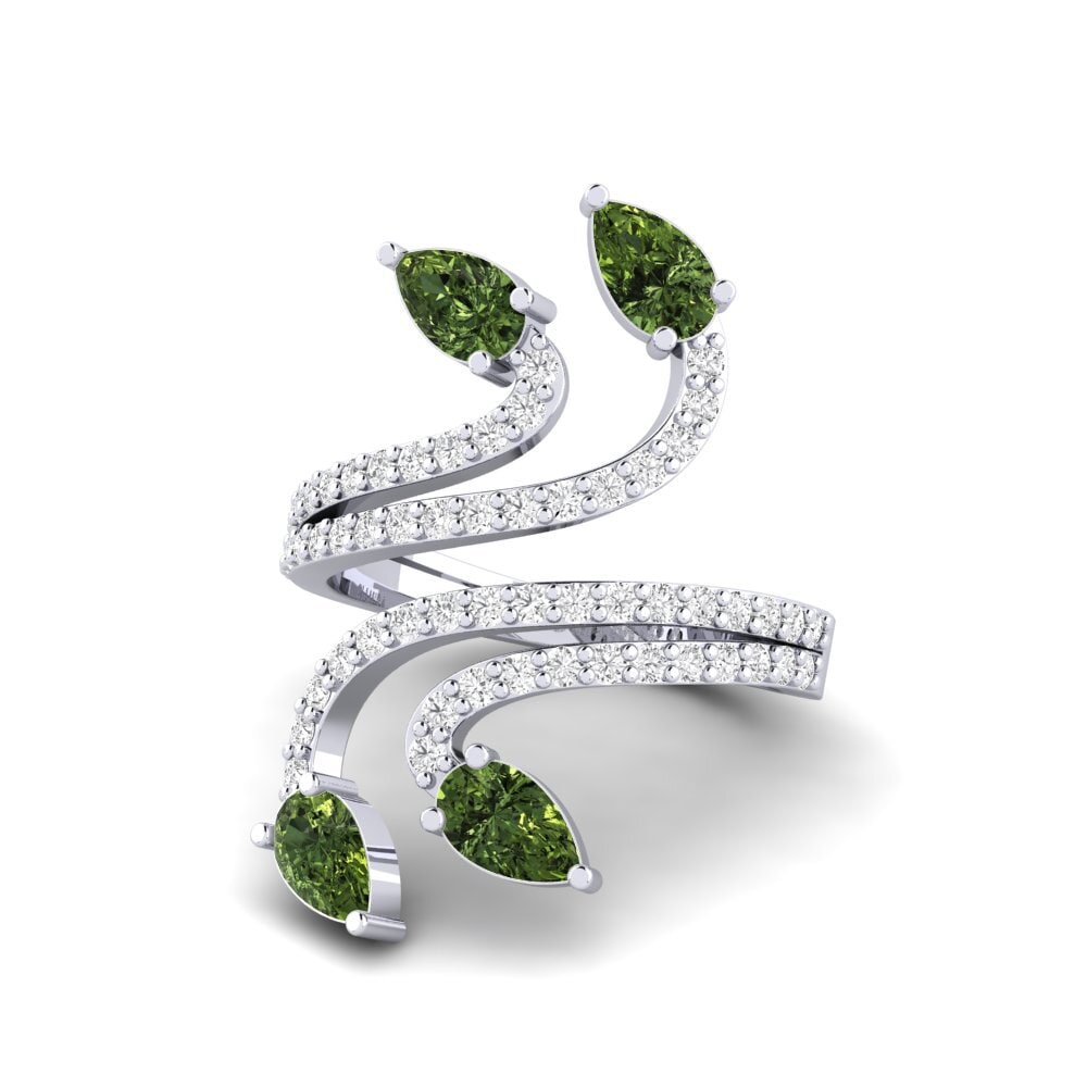 Zafiro Verde SYLVIE Anillo Balio