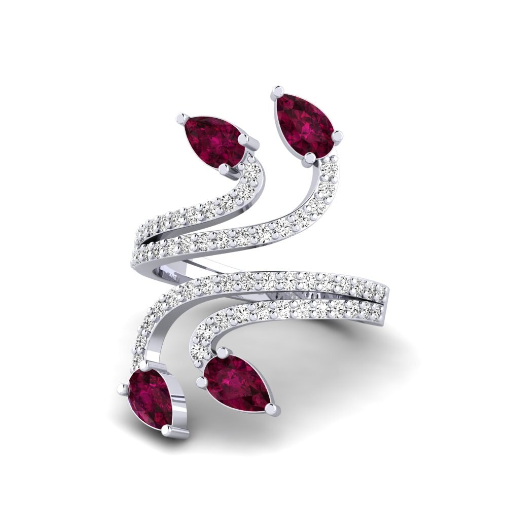 Granate Rhodolite SYLVIE Anillo Balio