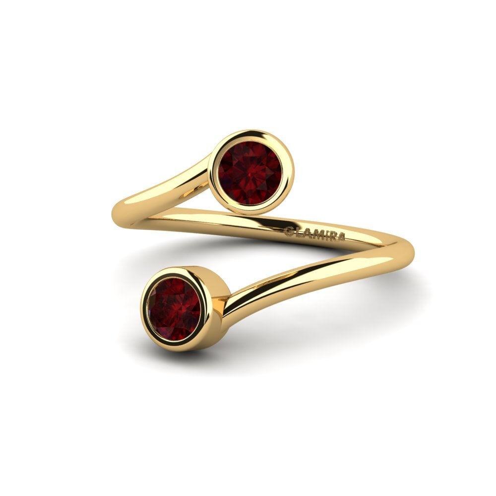 Garnet Engagement Ring Bally