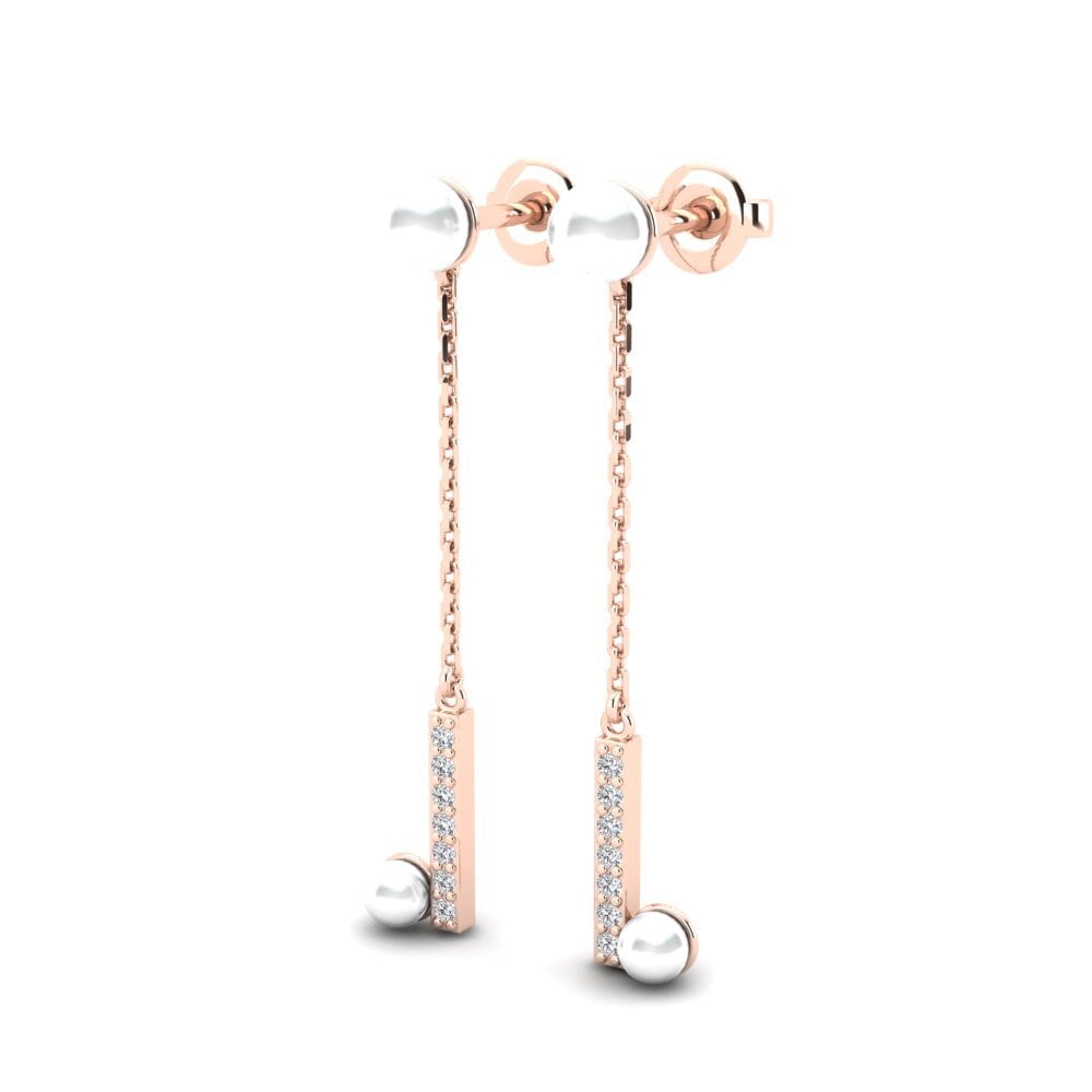 14k Rose Gold Women's Earring Baltas