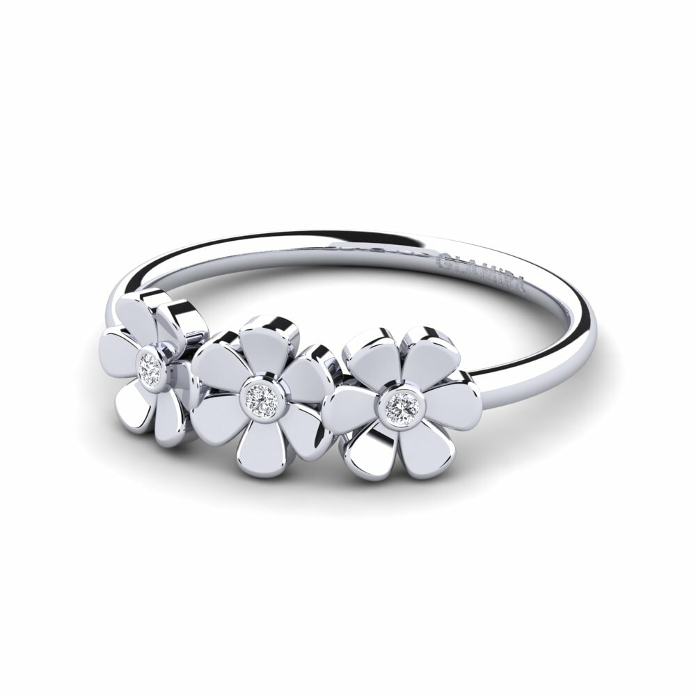 14k White Gold Ring Baltic