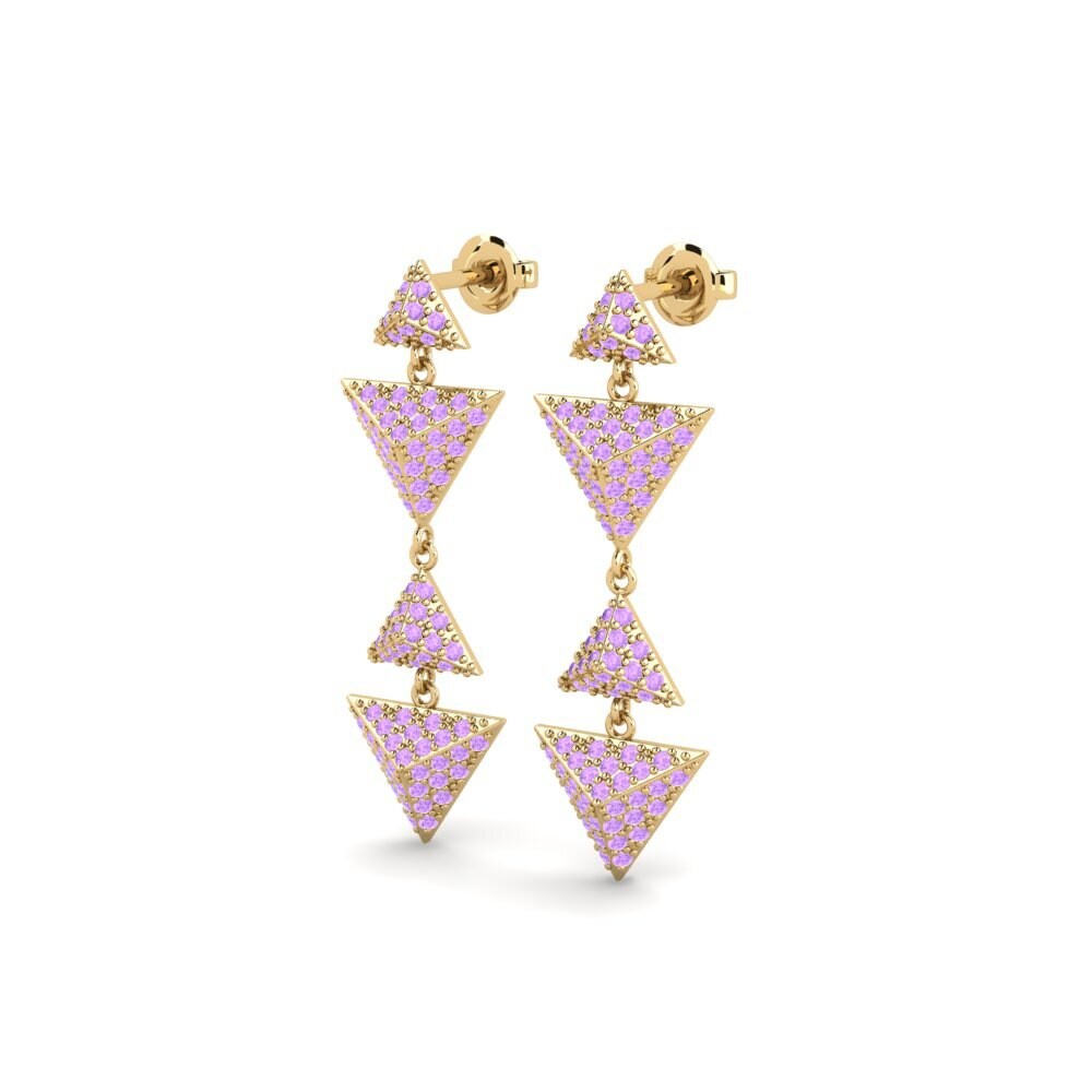 อเมทิสต์ Women's ต่างหู Barbauld