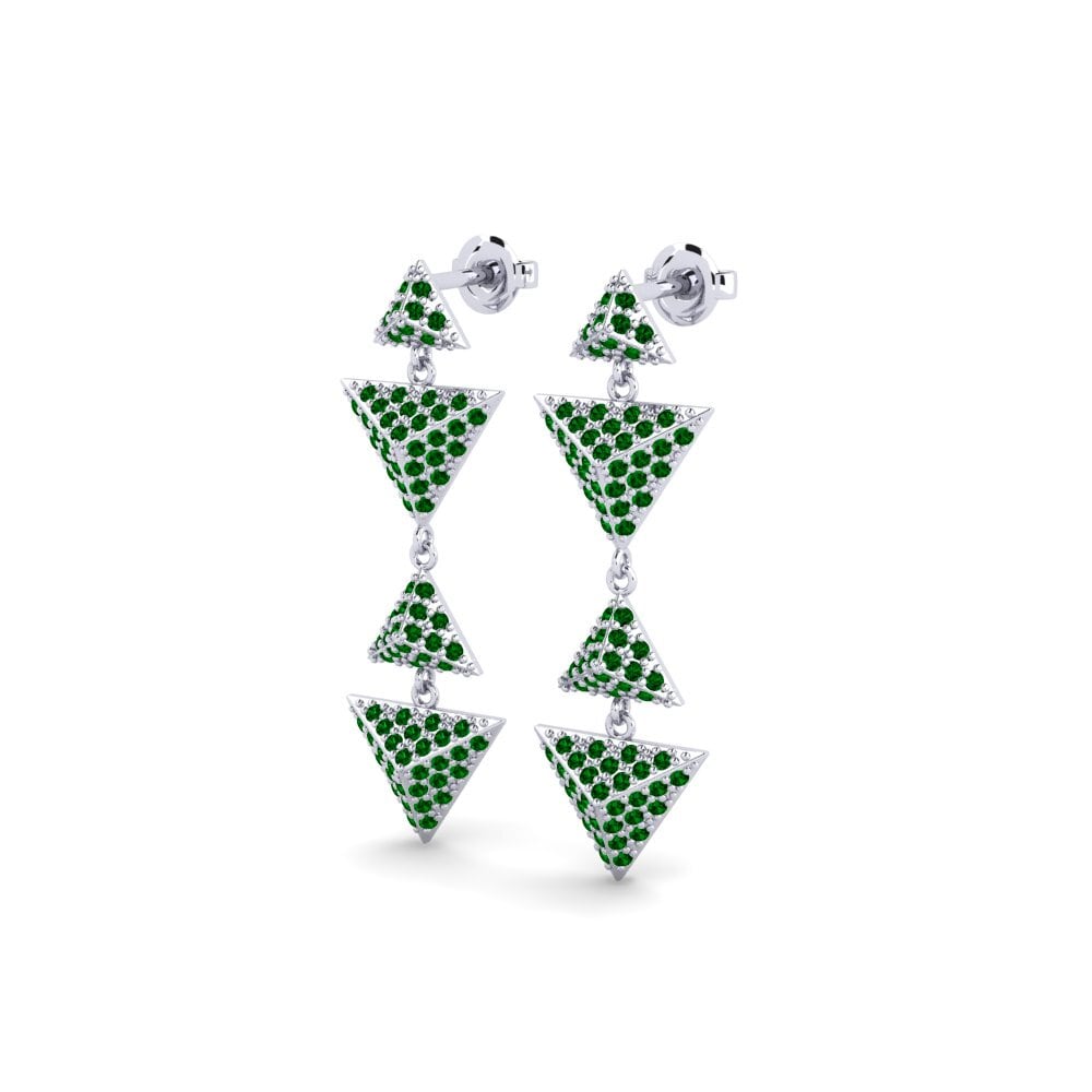 Paladio Circonita Verde Pendiente de mujer Barbauld
