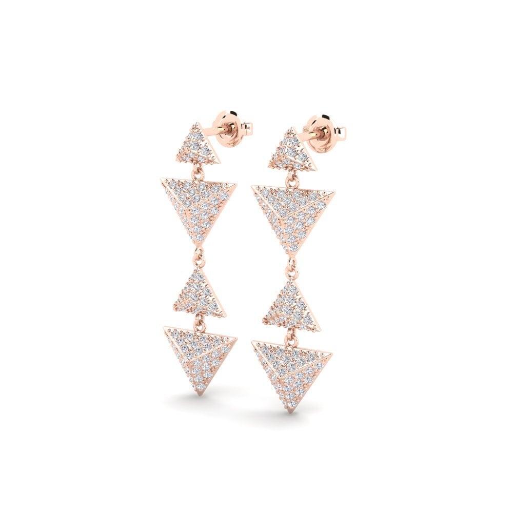 14k Rose Gold Women's Earring Barbauld