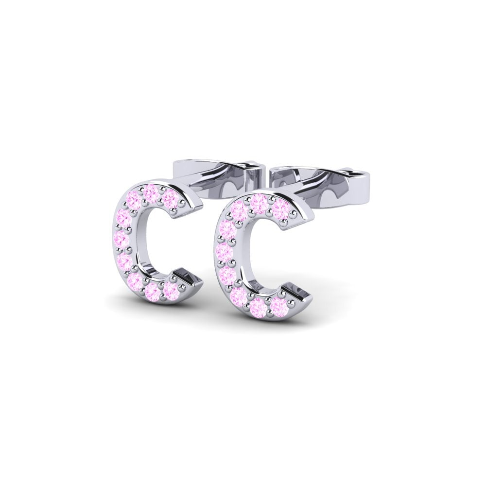 Pink Sapphire Women's Earring Barbra C