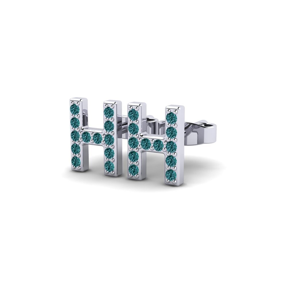 Blue Diamond Women's Earring Barbra H