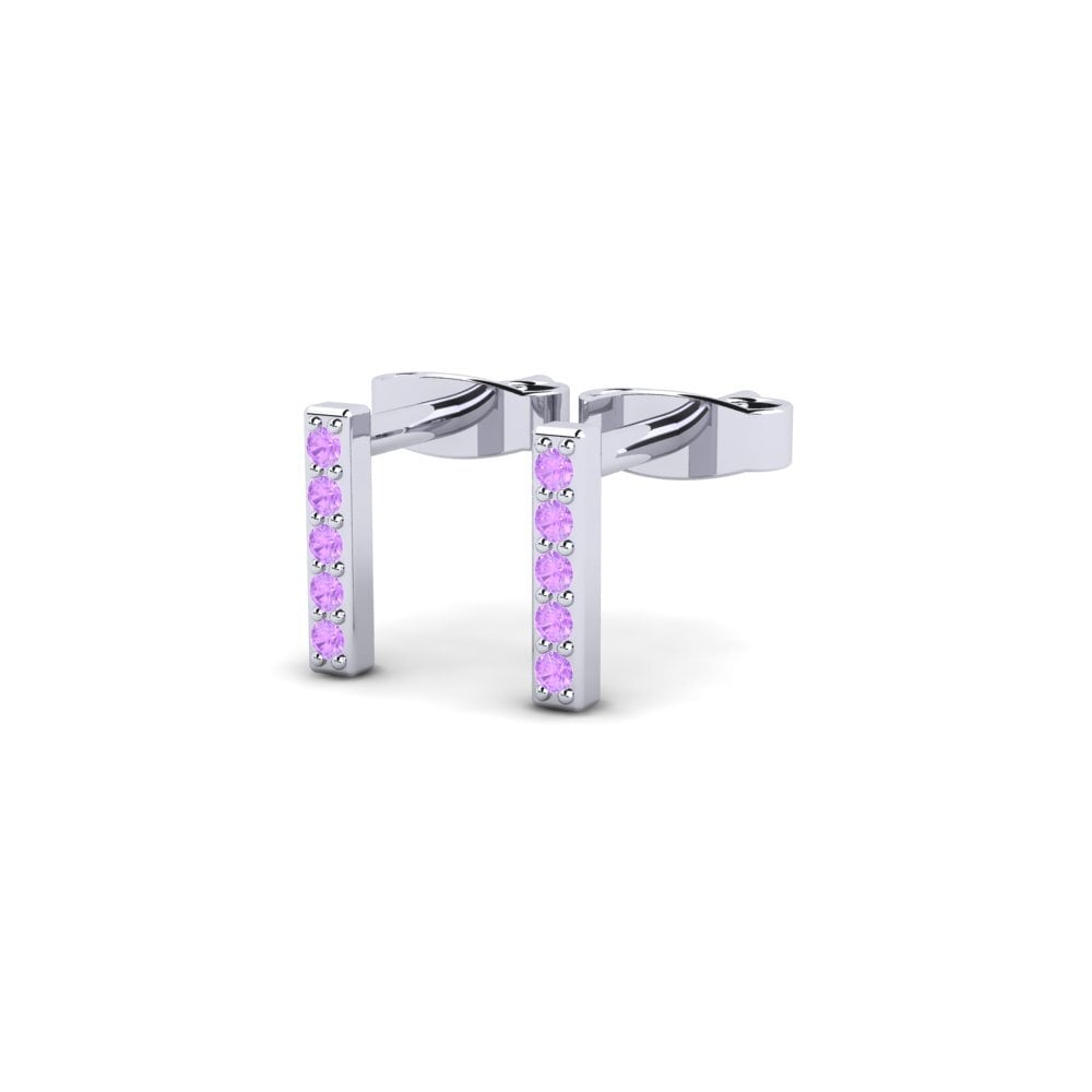 Amethyst Women's Earring Barbra I