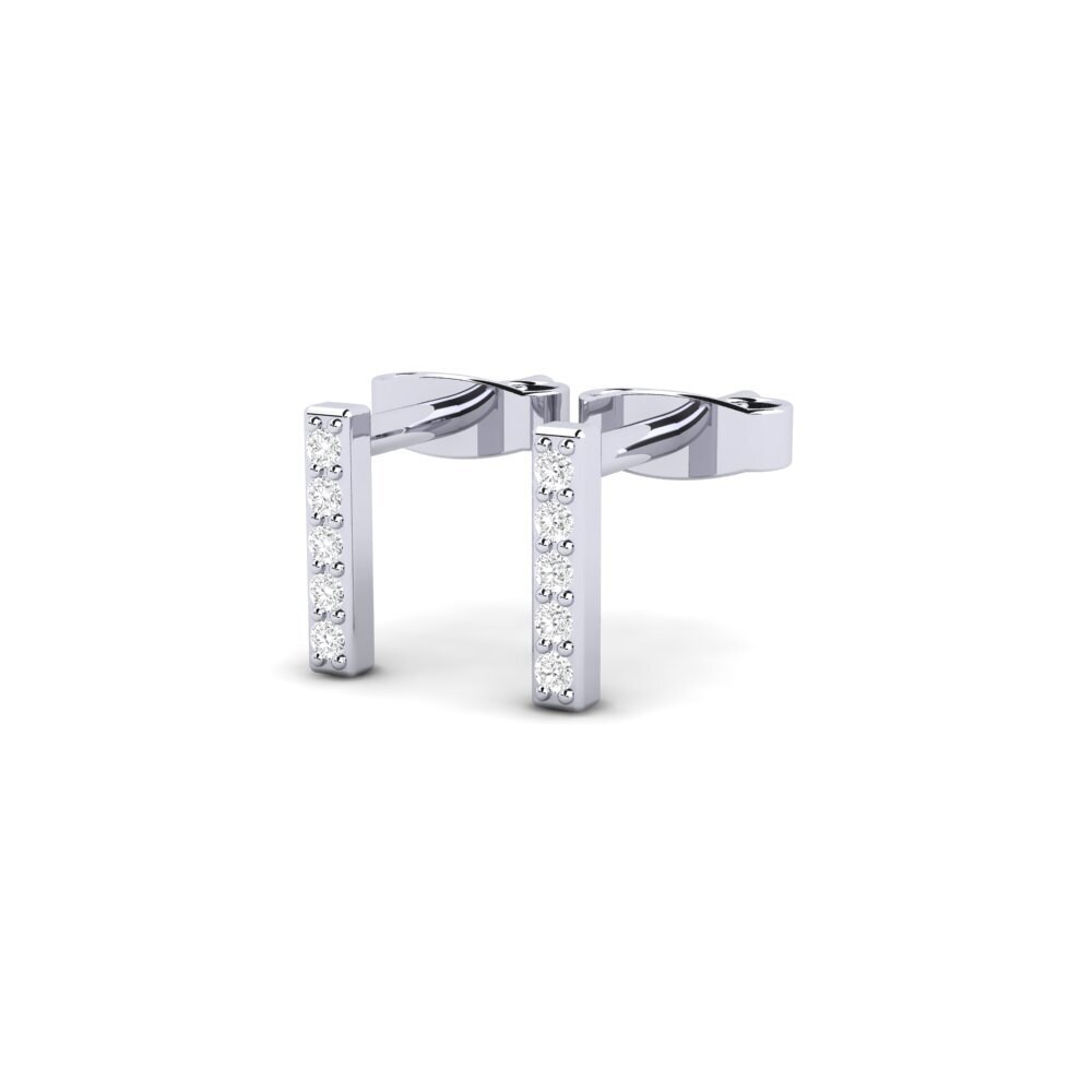 White sapphire Women's Earring Barbra I