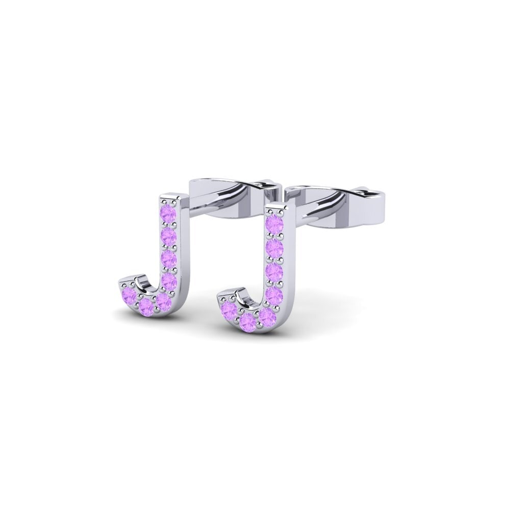 Amethyst Women's Earring Barbra J