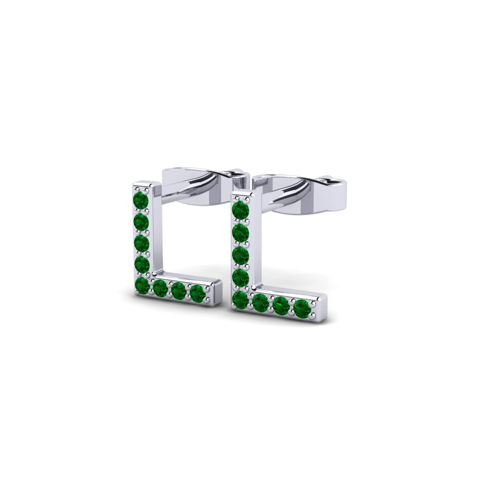 Green Zirconia Women's Earring Barbra L