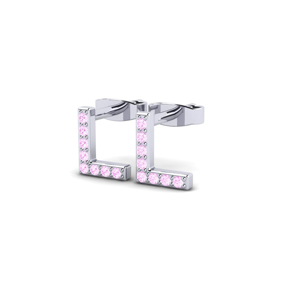 Pink Sapphire Women's Earring Barbra L