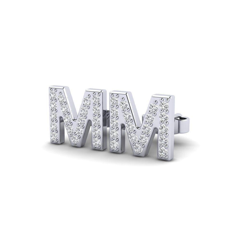White Silver Women's Earring Barbra M