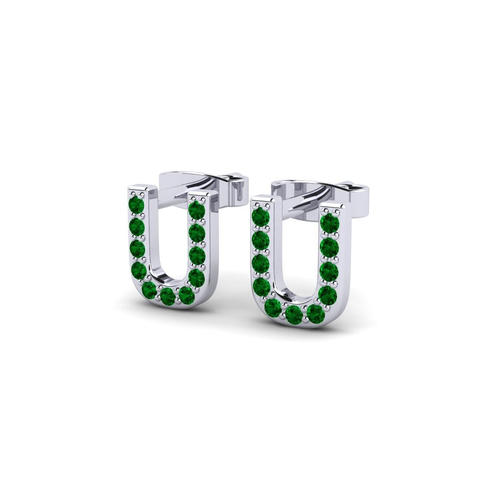 Green Zirconia Women's Earring Barbra U