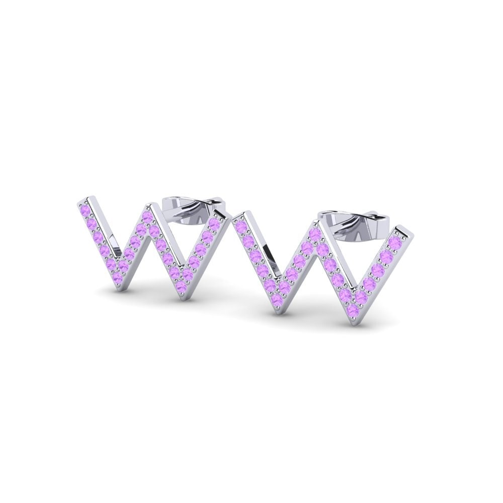 Amethyst Women's Earring Barbra W