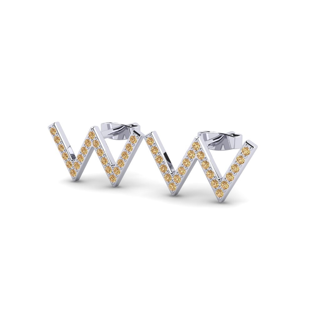 Brown Diamond Women's Earring Barbra W