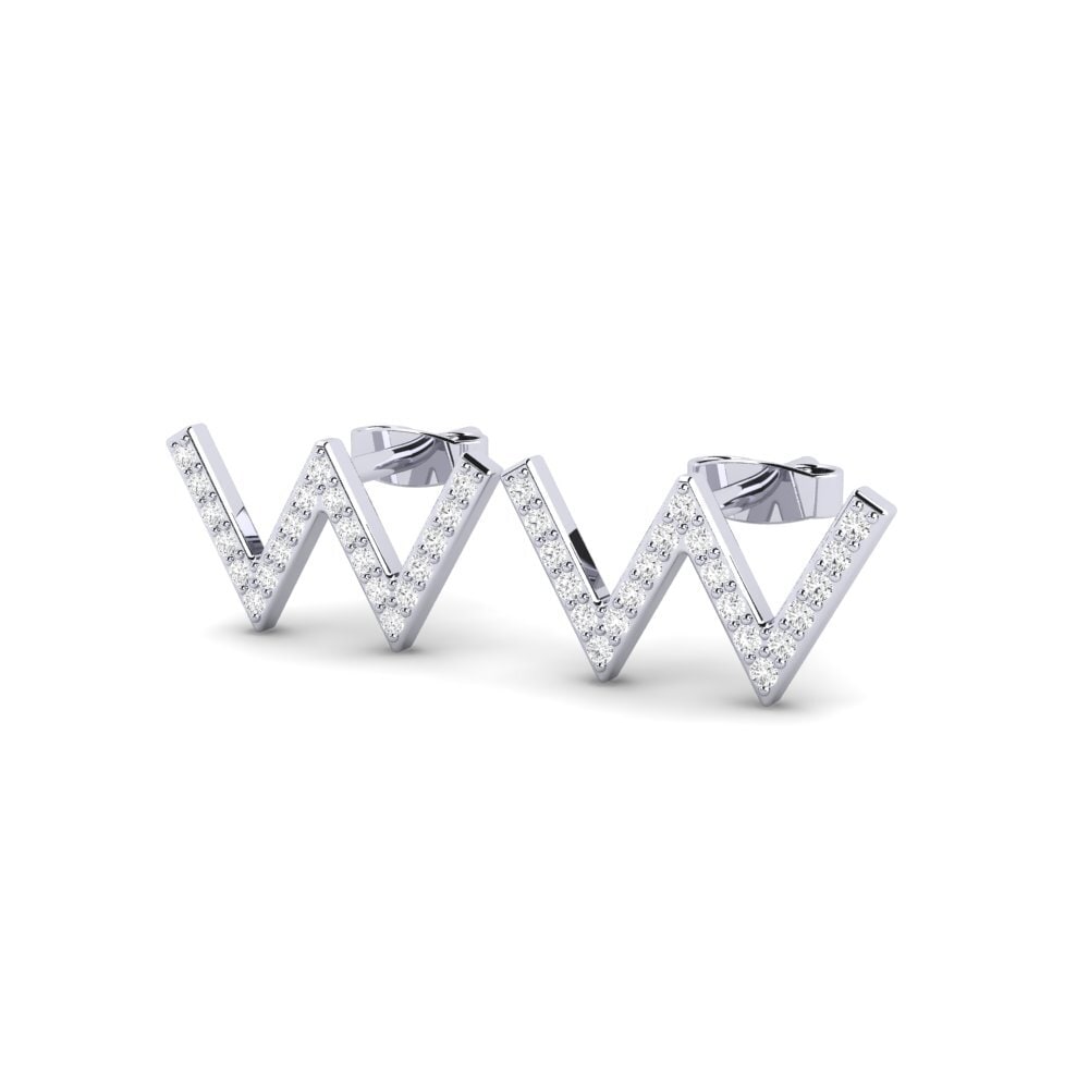 White sapphire Women's Earring Barbra W