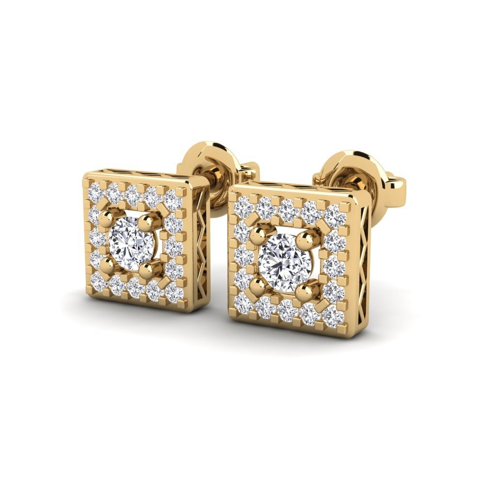 14ct Yellow Gold Women's Earring Barika