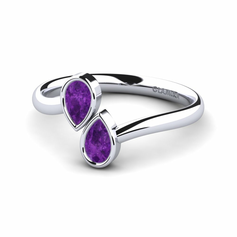 Améthyste Bague de fiançailles Barnie