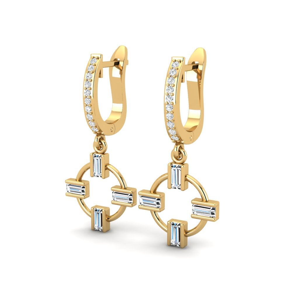 Baguette Women's Earring Baryte