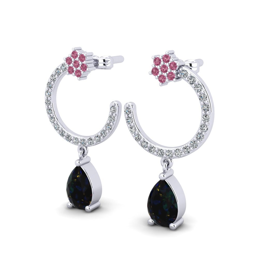 Black Opal Women's Earring Basil