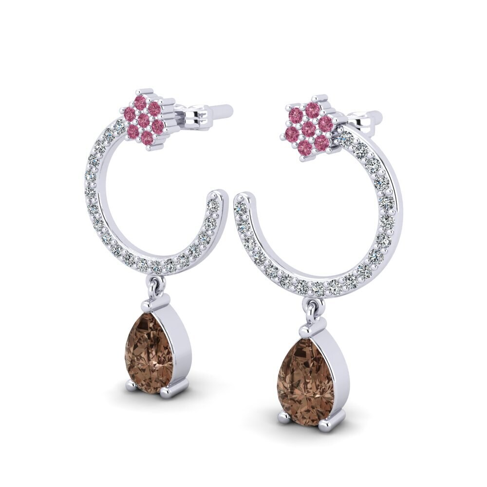 Smoky Quartz Women's Earring Basil