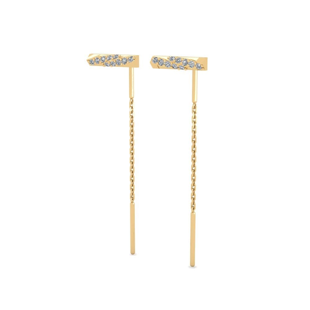 Zircone Boucle d'oreille femme Basoke