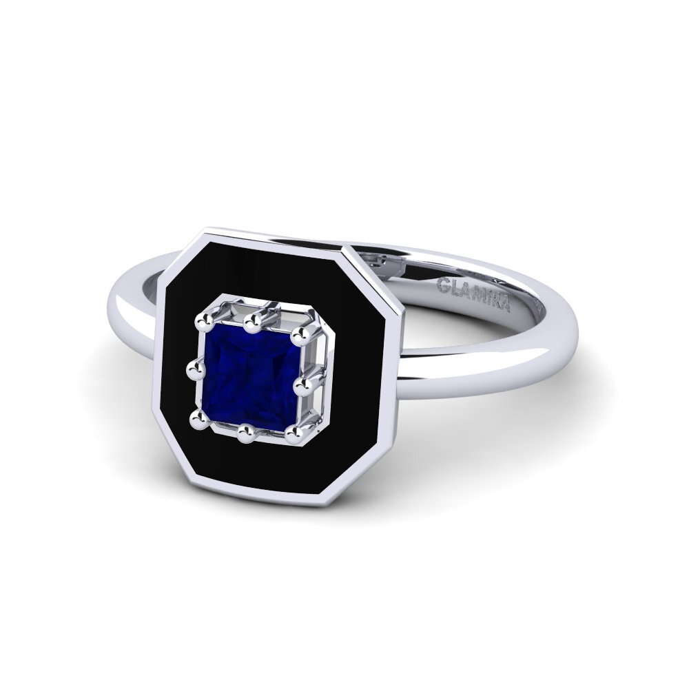 Princess Sapphire Ring Bassignac