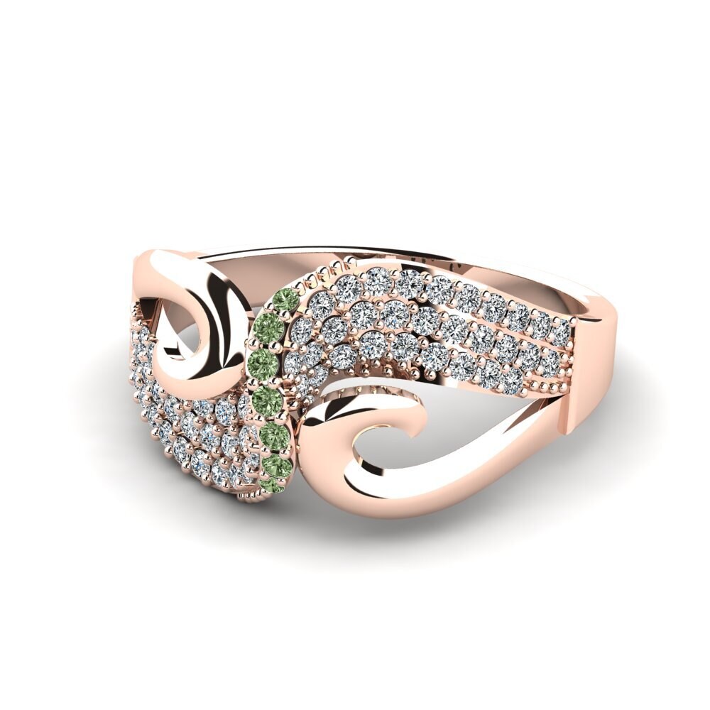Green Diamond Ring Batiste
