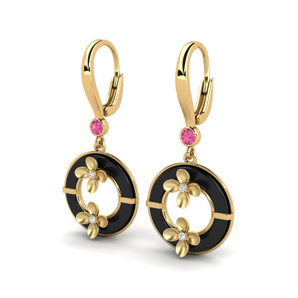 Pink Tourmaline Women's Earring Battista
