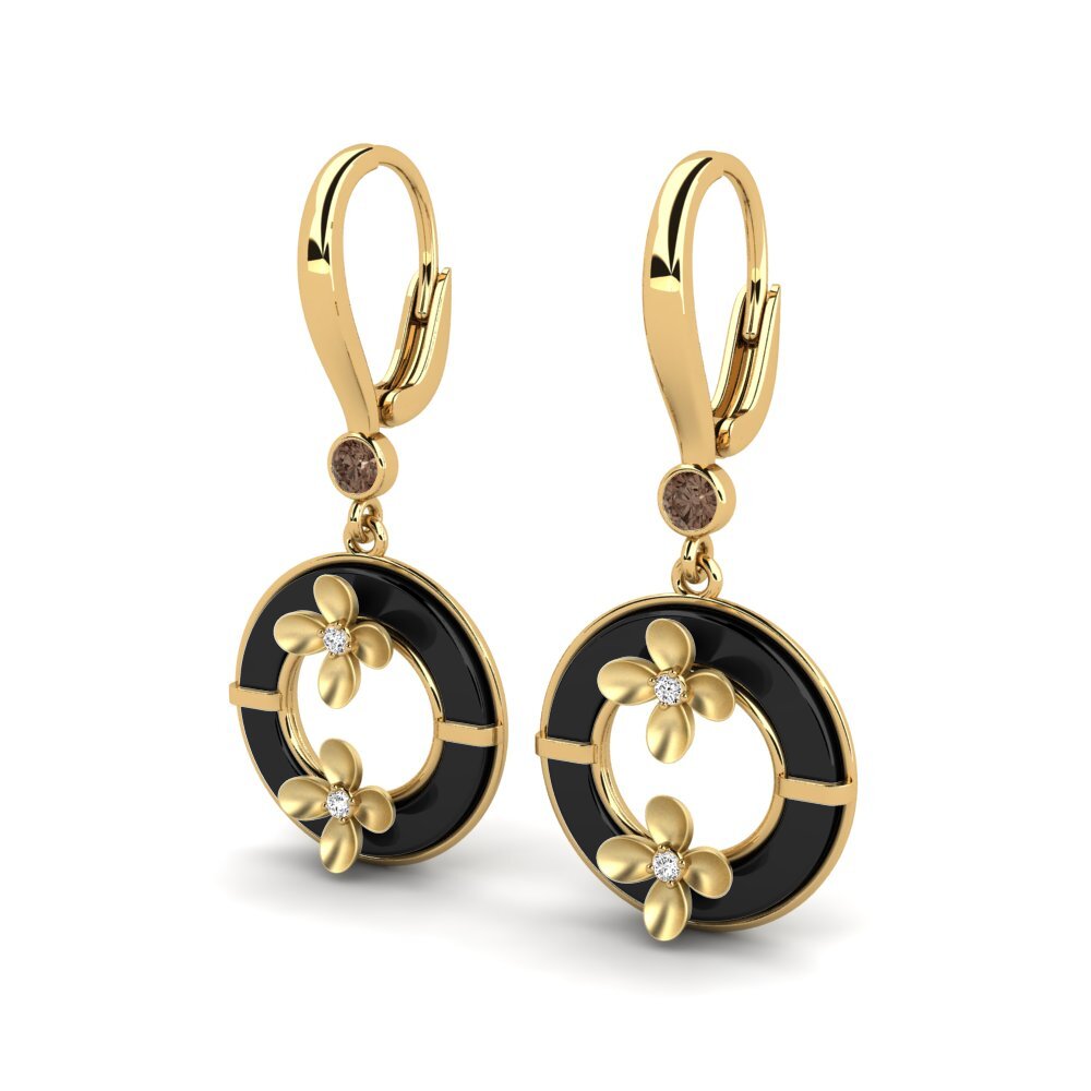 Smoky Quartz Women's Earring Battista