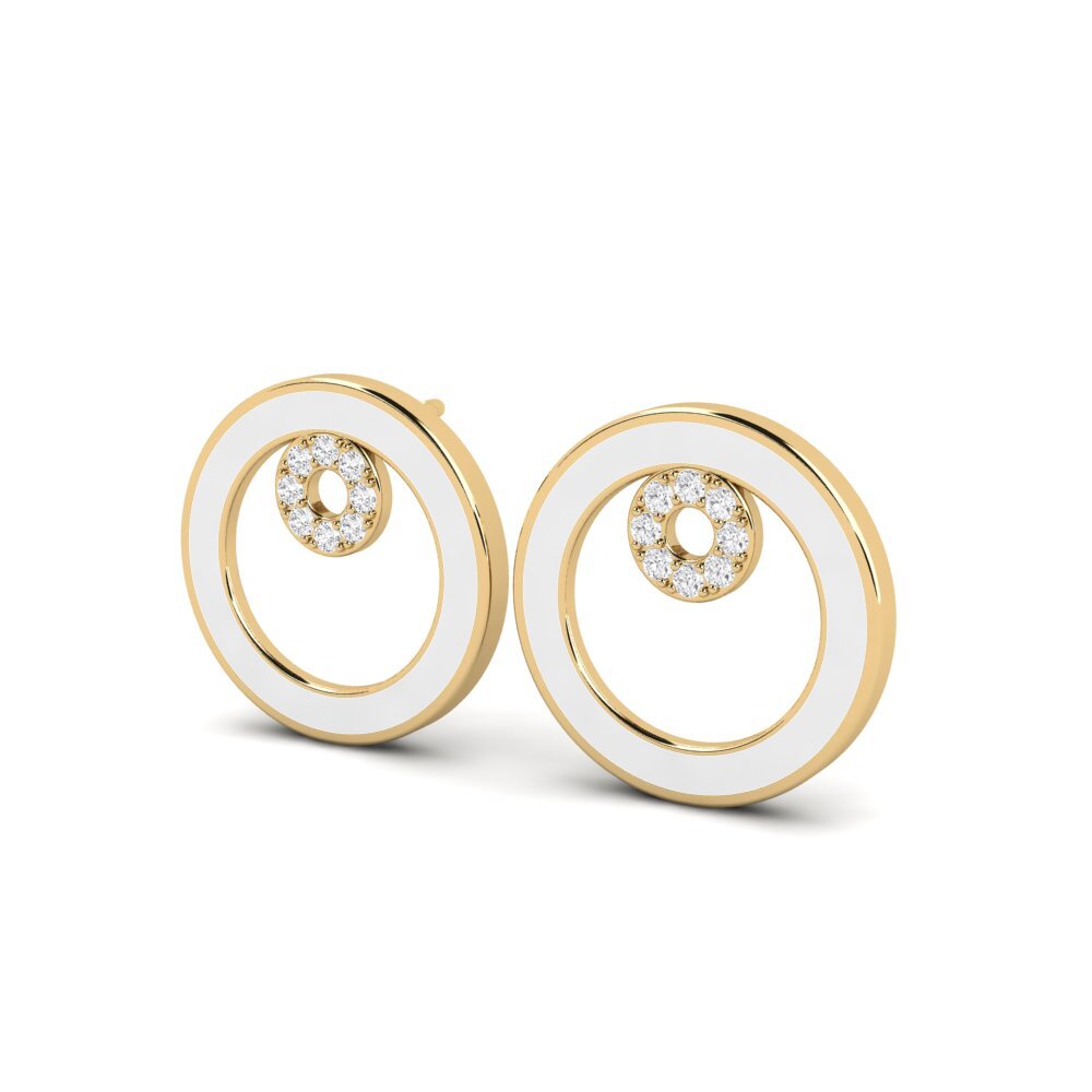 White sapphire Women's Earring Bauduen