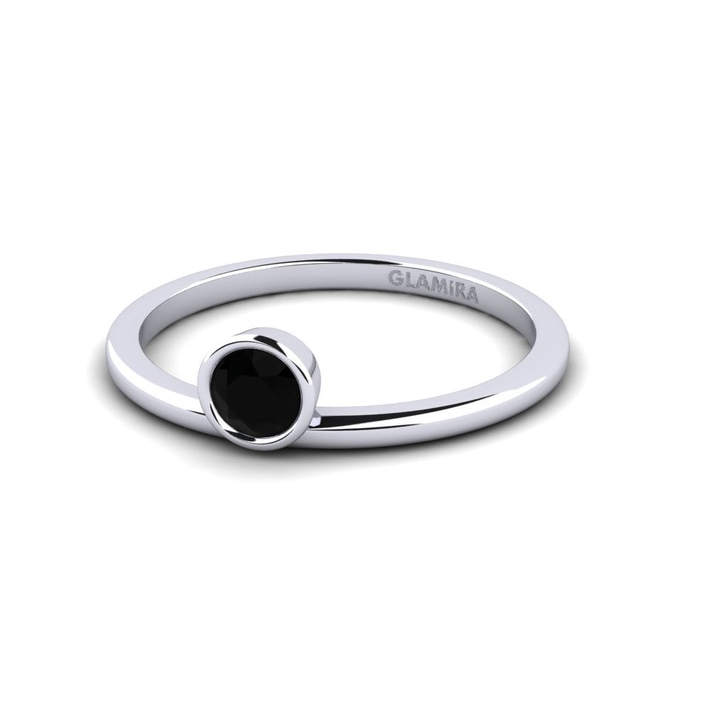 Safira negra Anel Bavegels - B