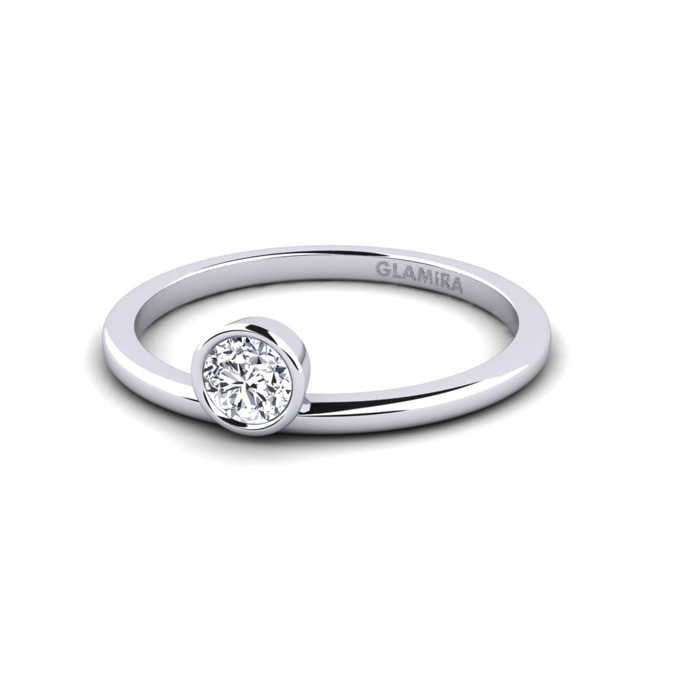 Diamante Produzido em Laboratório Anel Bavegels - B