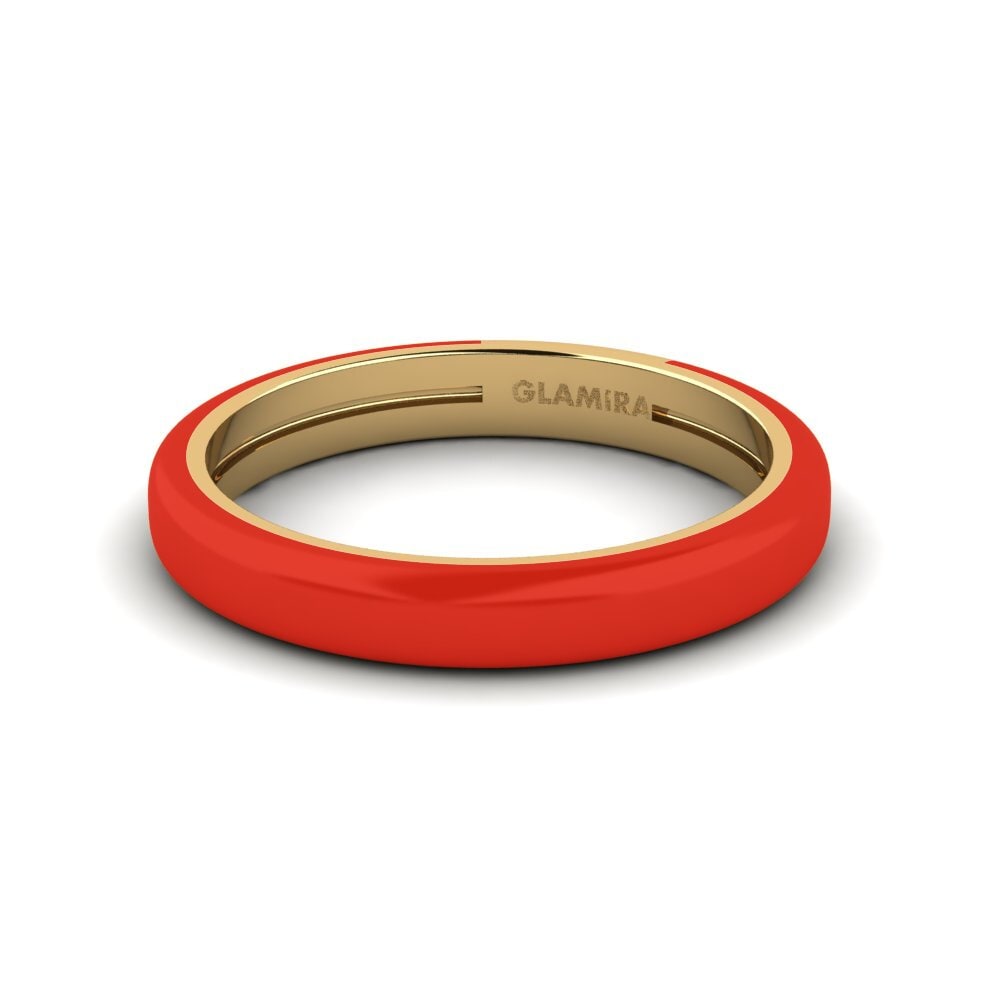 Gelbgold 375 Ring Bavegels - C