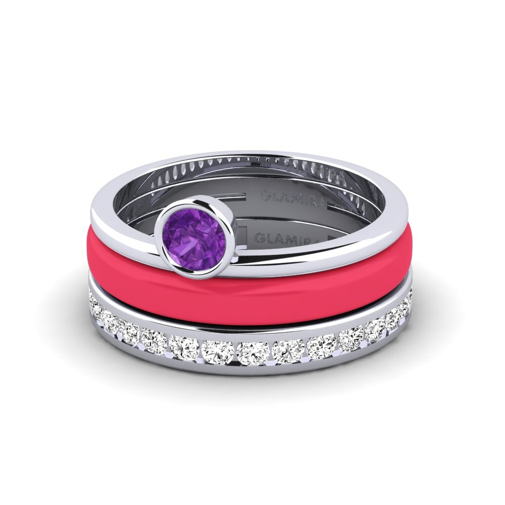 Amethyst Ring Bavegels - E