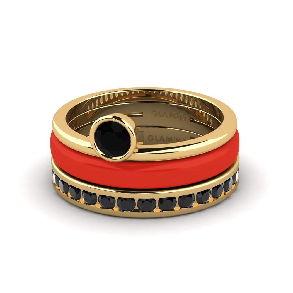 9ct Yellow Gold Ring Bavegels - E
