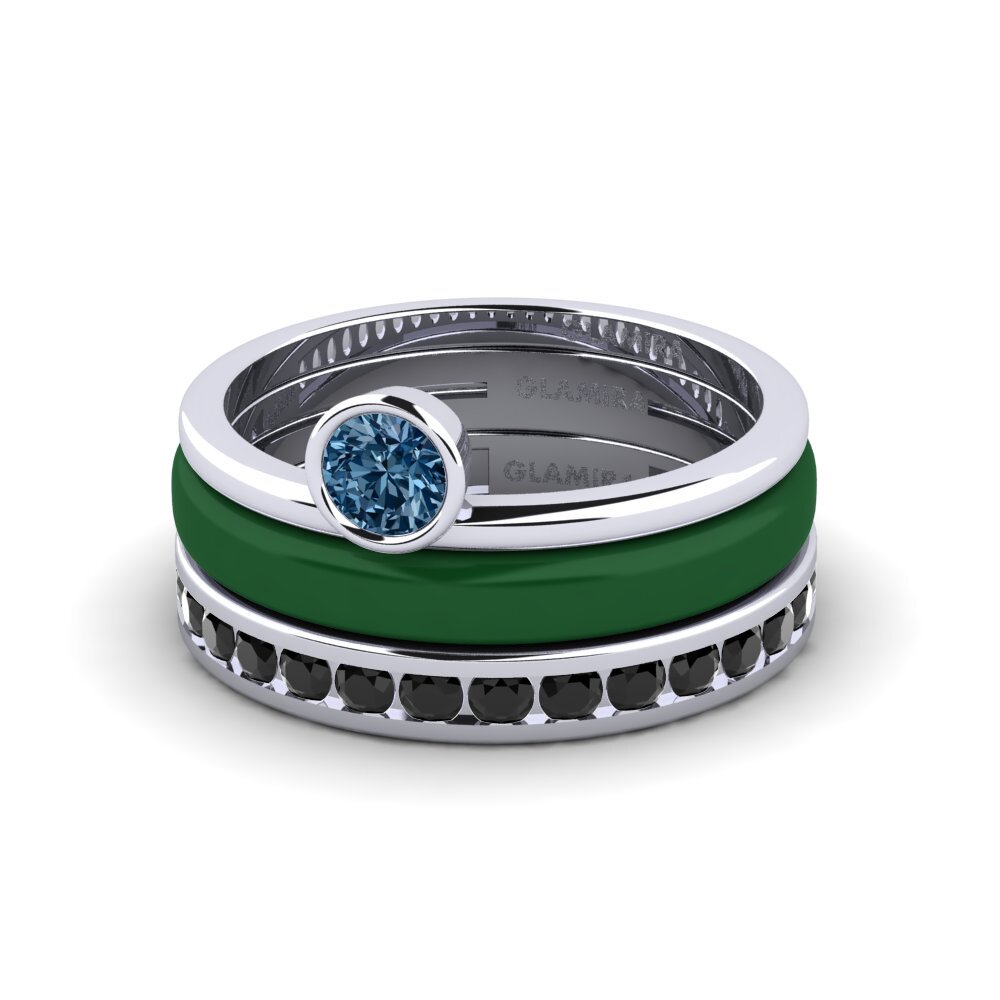 Blauer Diamant Ring Bavegels - E