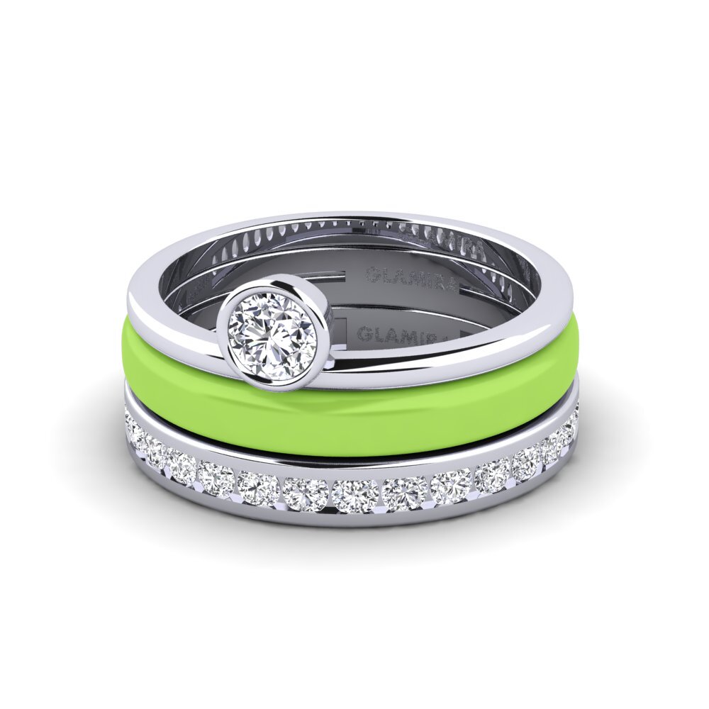 Labor-gezüchteter Diamant Ring Bavegels - E