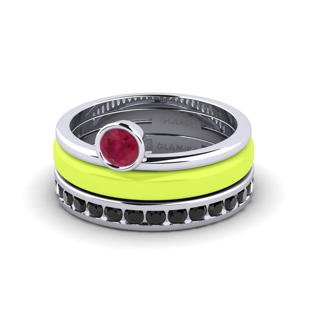 Rubin Ring Bavegels - E