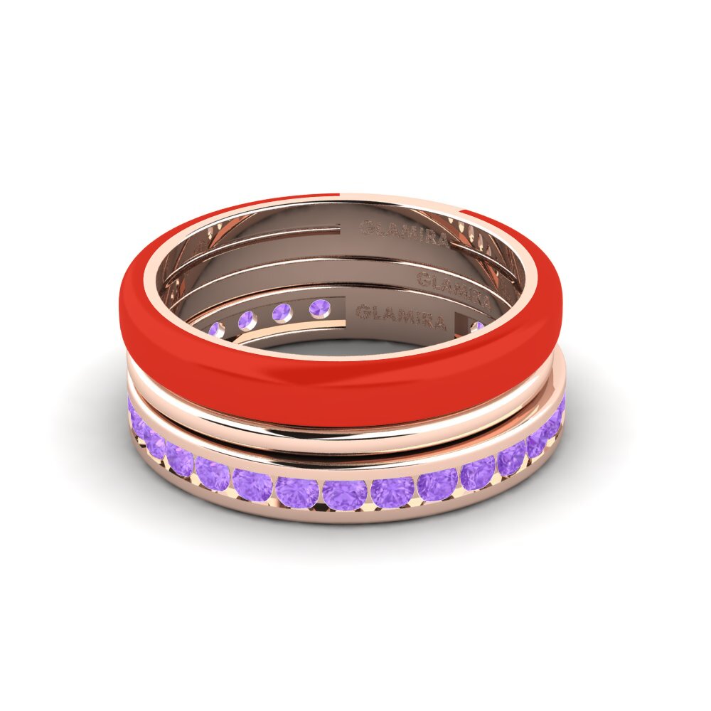14ct Rose Gold Ring Bavegels - F