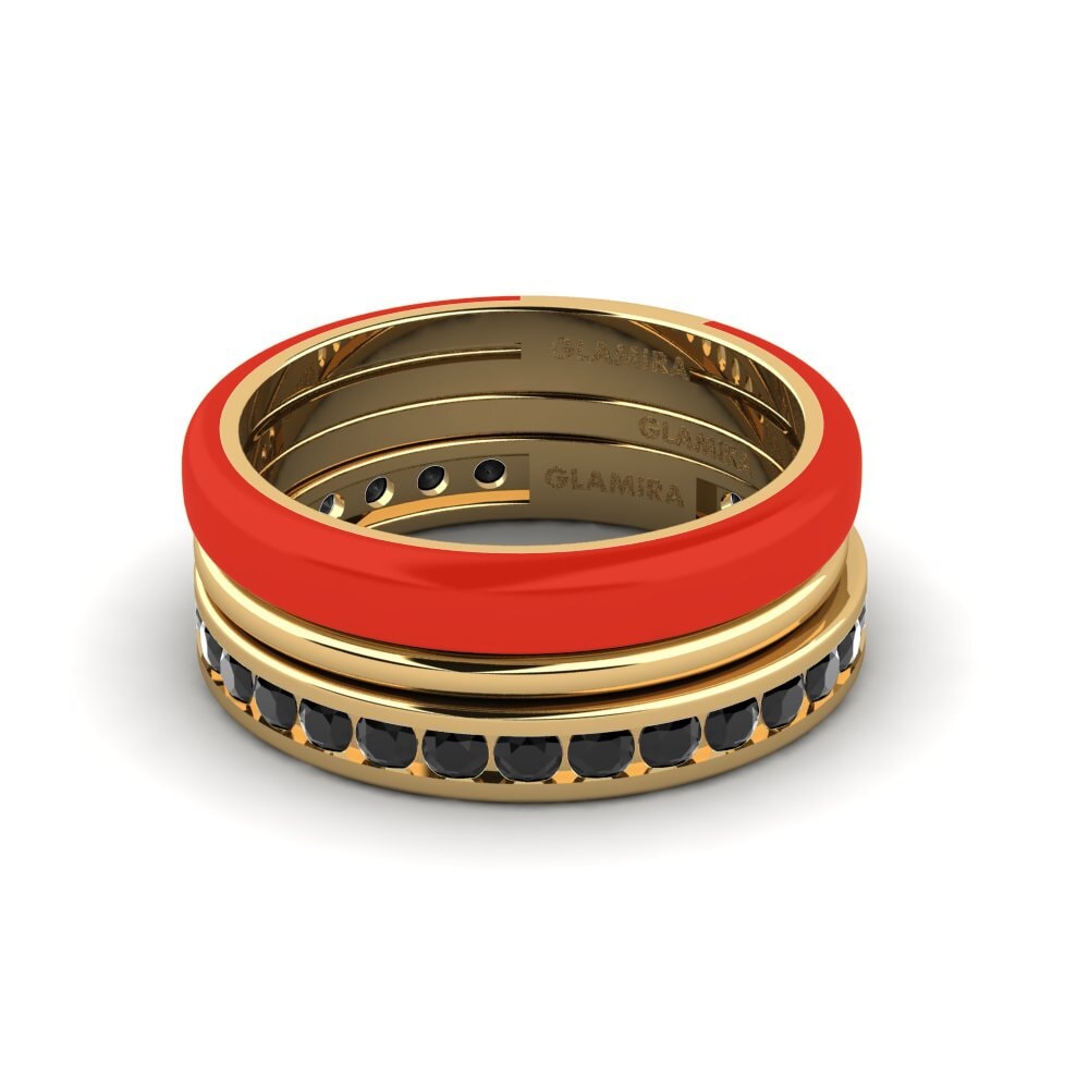 Zafiro negro Anillo Bavegels - F