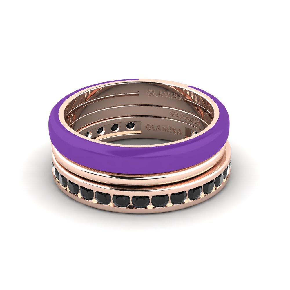 Rotgold 375 Ring Bavegels - F