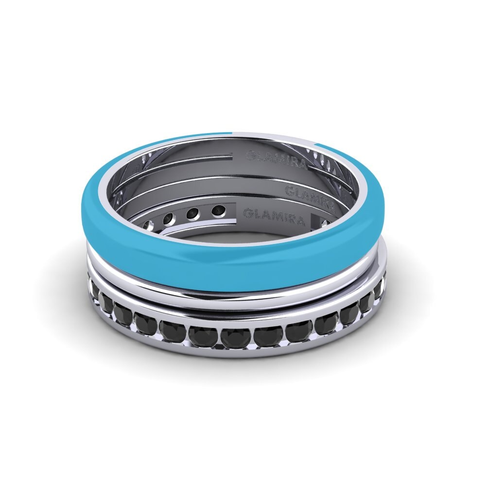 Weißgold 375 Ring Bavegels - F