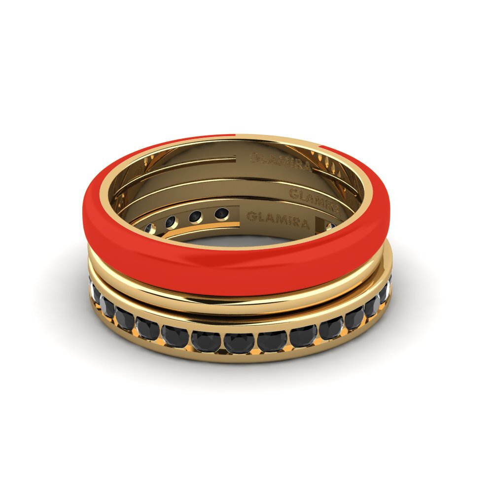 Schwarzer Diamant Ring Bavegels - F