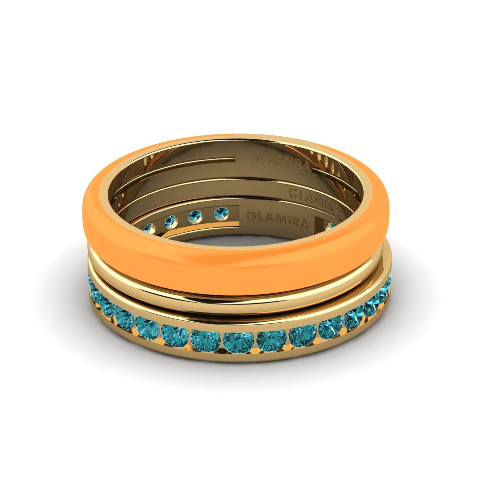 Blauer Diamant Ring Bavegels - F