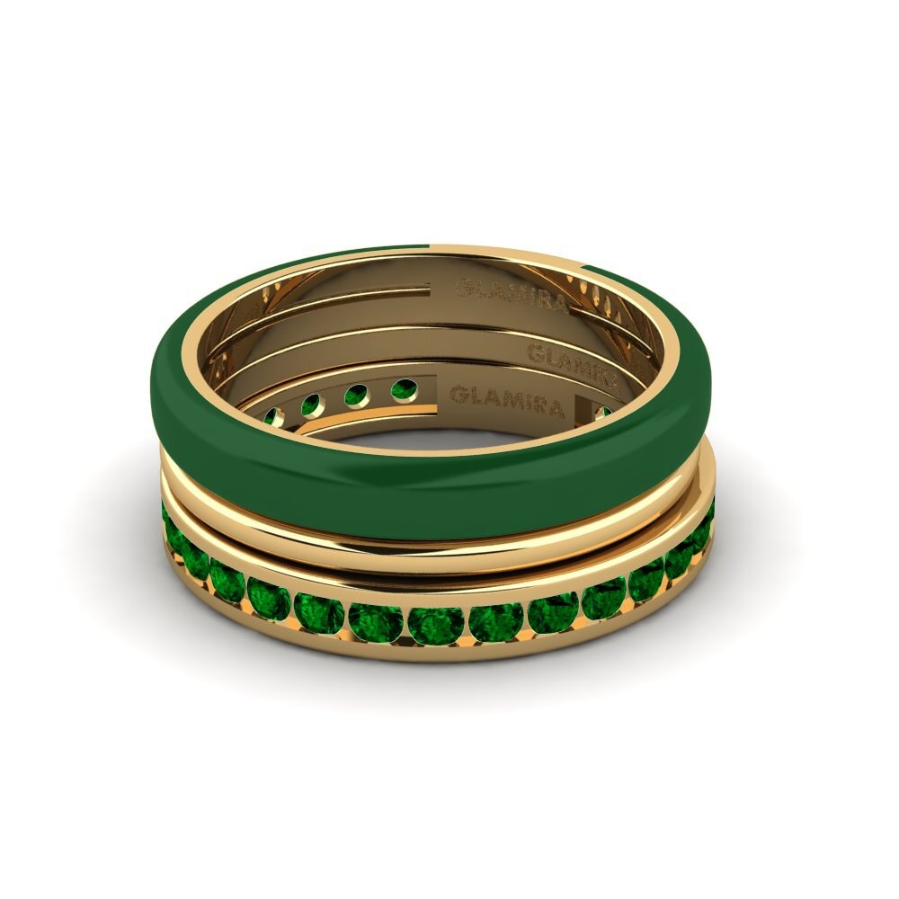 Zircone Verde Anello Bavegels - F
